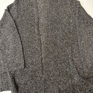 Eileen Fisher Black and White 100% Linen Cardigan Size XL